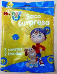 Saco Surpresa do Noddy - 3 Revistas e 2 Brindes