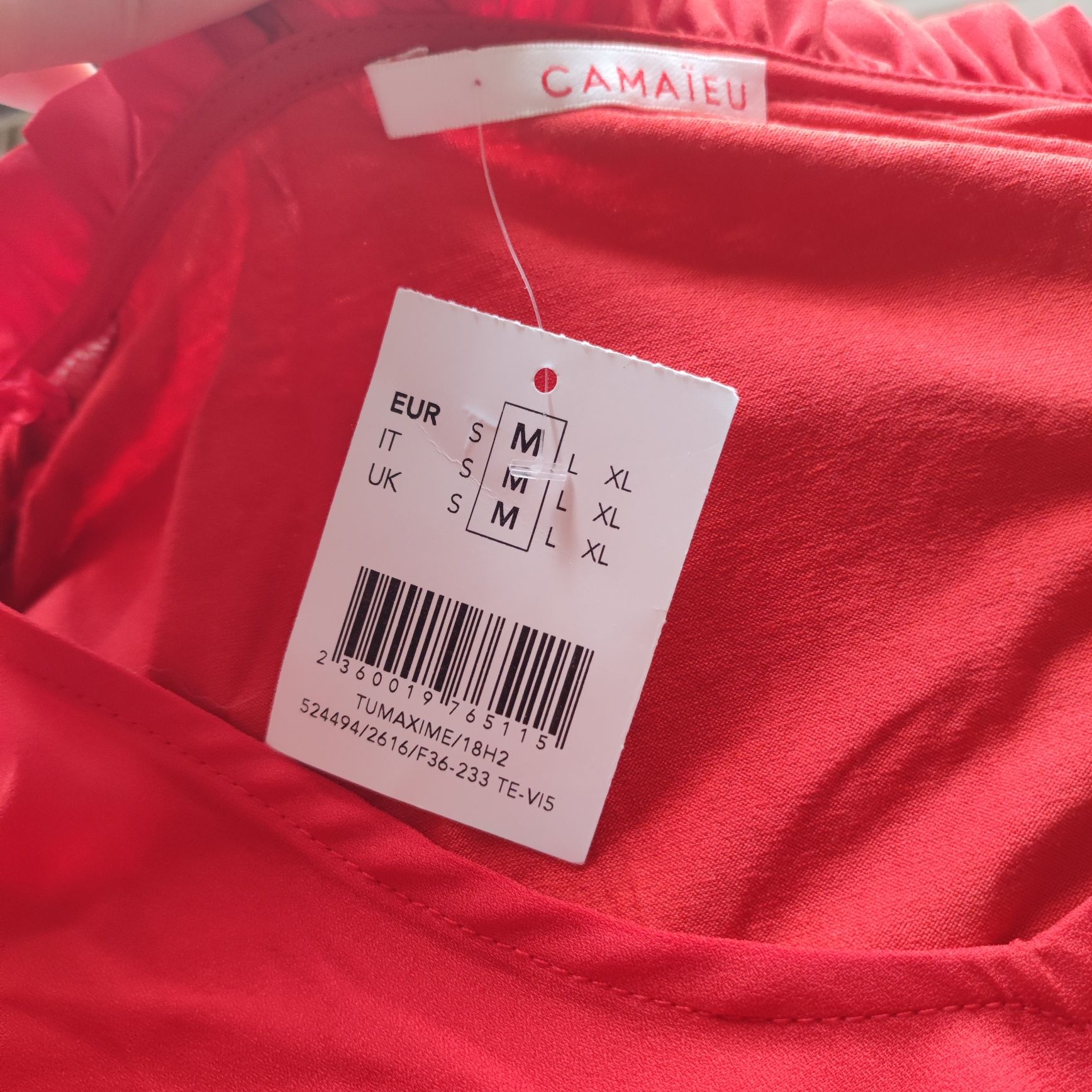 T-shirt czerwony