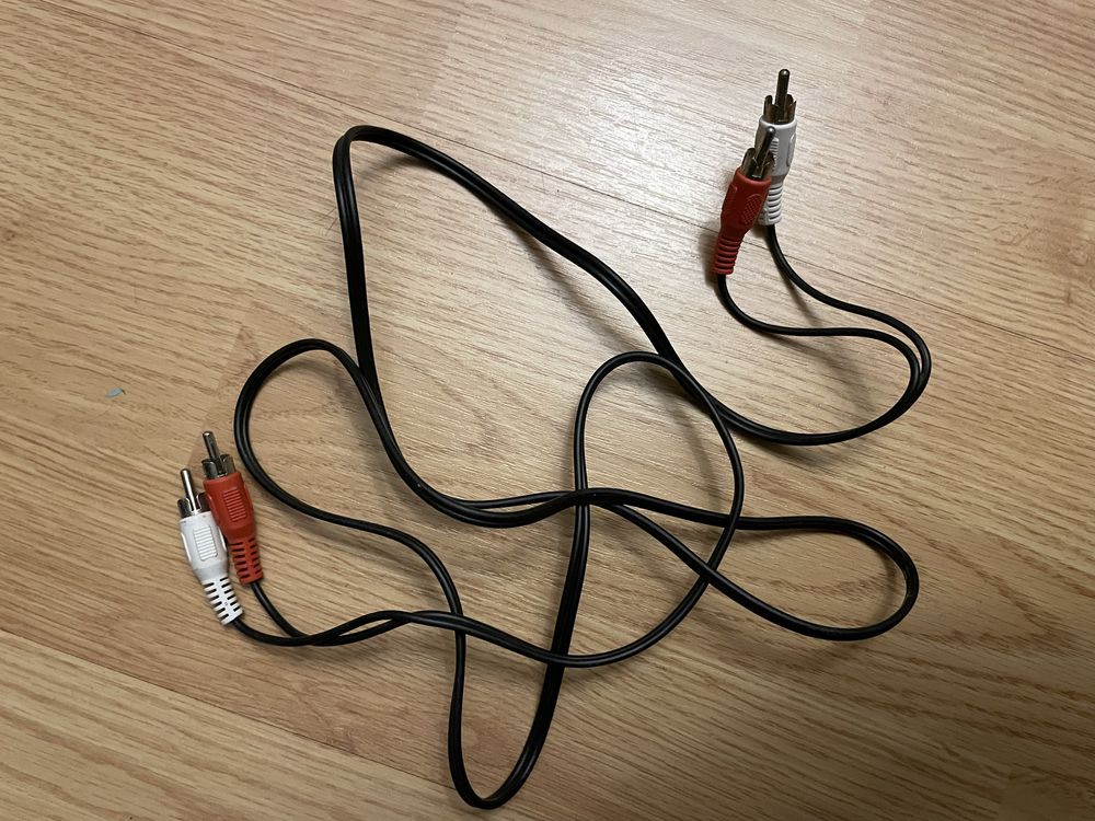 kabel audio 2 x RCA Czarny