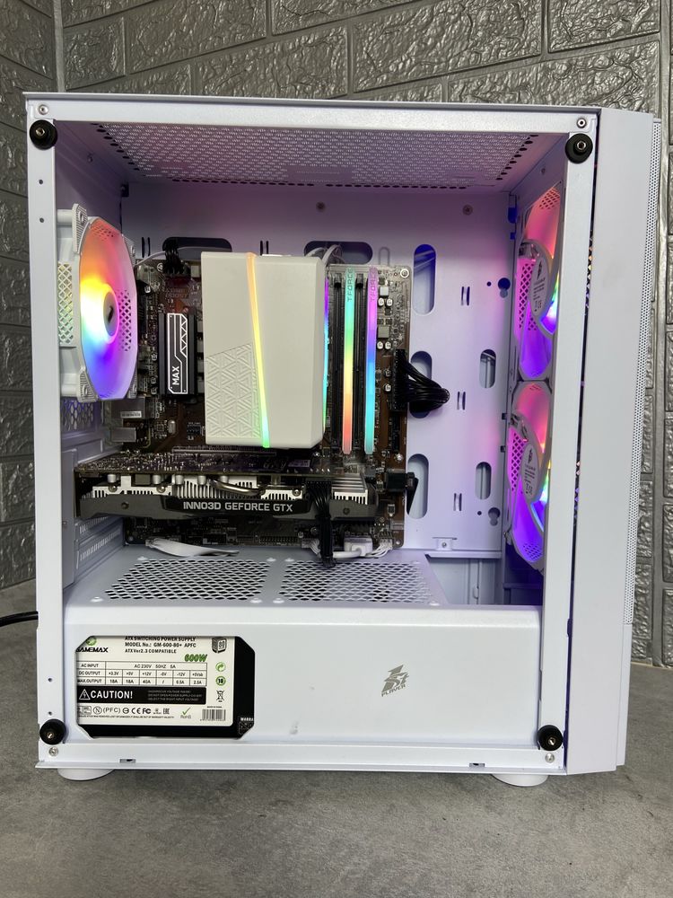 Игровой компьютер,ПК(Ryzen 5 5500,DDR4 16GB,GTX 1660 SUPER,M2 512GB)