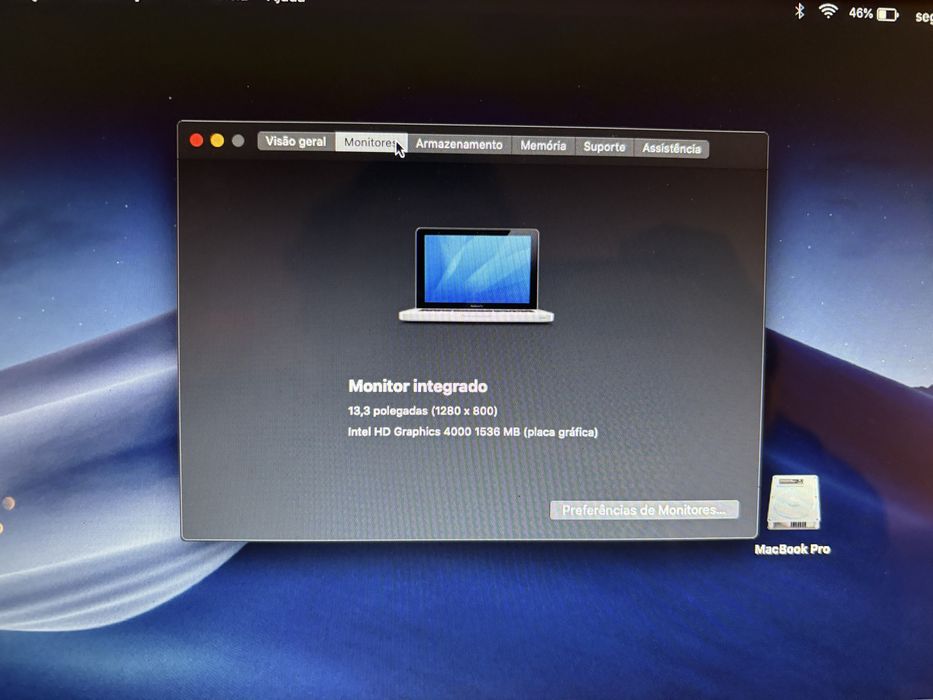 Macbook Pro 13” de 2012