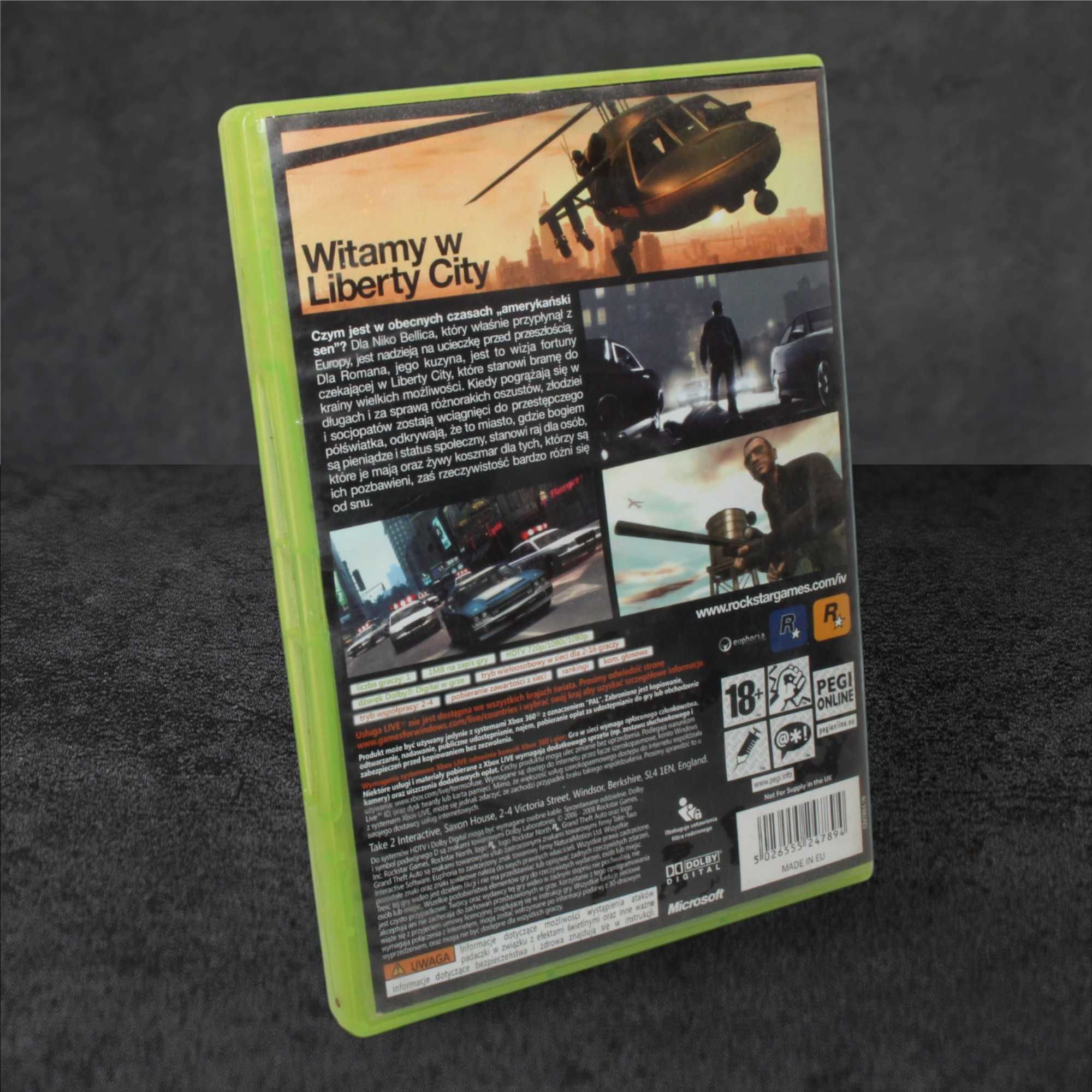 => PL WYDANIE Grand Theft Auto IV Xbox 360 GameBAZA