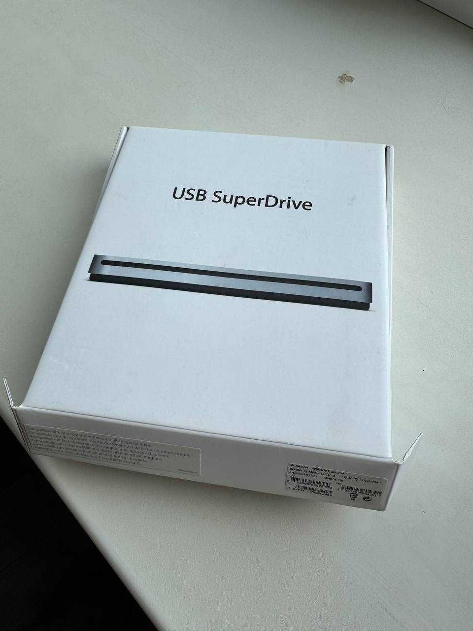 Apple USB SuperDrive (A1379) — оригінальний зовнішній дисковод для Mac