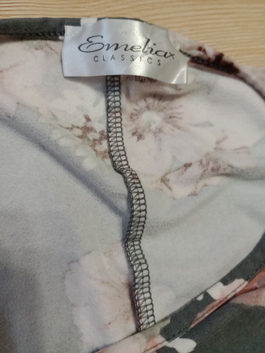 Bluzka w kwiaty M Emeliax nietoperz oversize  L XL