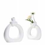 wazon ceramiczny biały 2 szt
