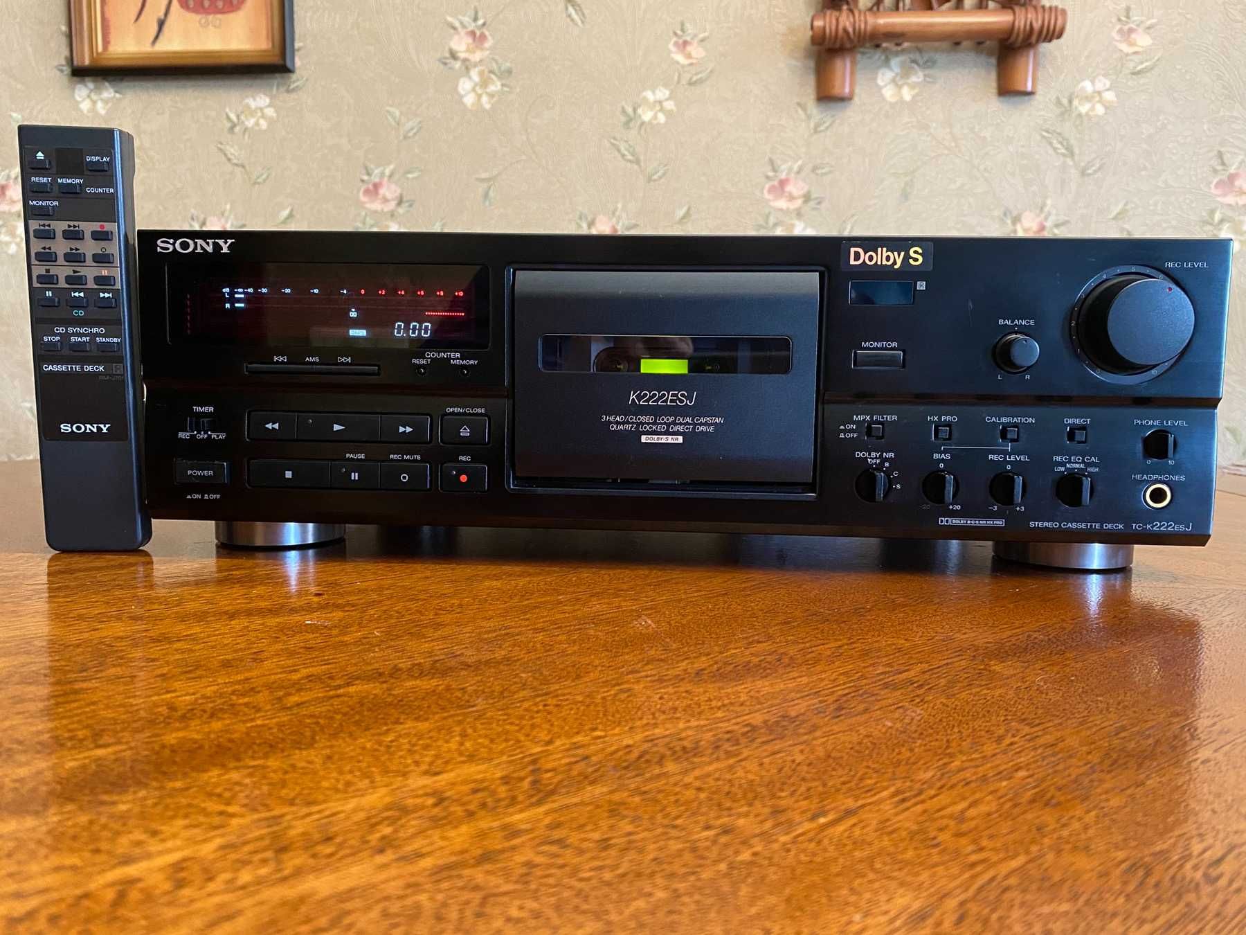 кассетная дека SONY TC-K222ESJ+пульт