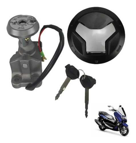 Conjunto Chave de Ignição e Tampa do Tanque Original Nmax