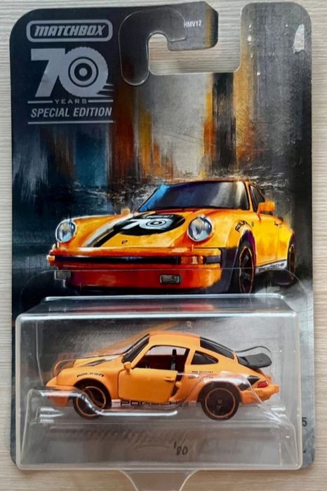 Porsche 911 turbo especial edição 70 anos matchbox