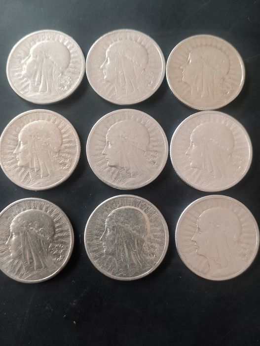 Sprzedam srebrne monety 2 zł głowa kobiety