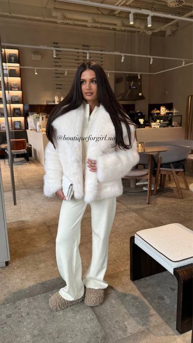 Стильна коротка шуба еко хутро+підкладка шубка 4 кольори