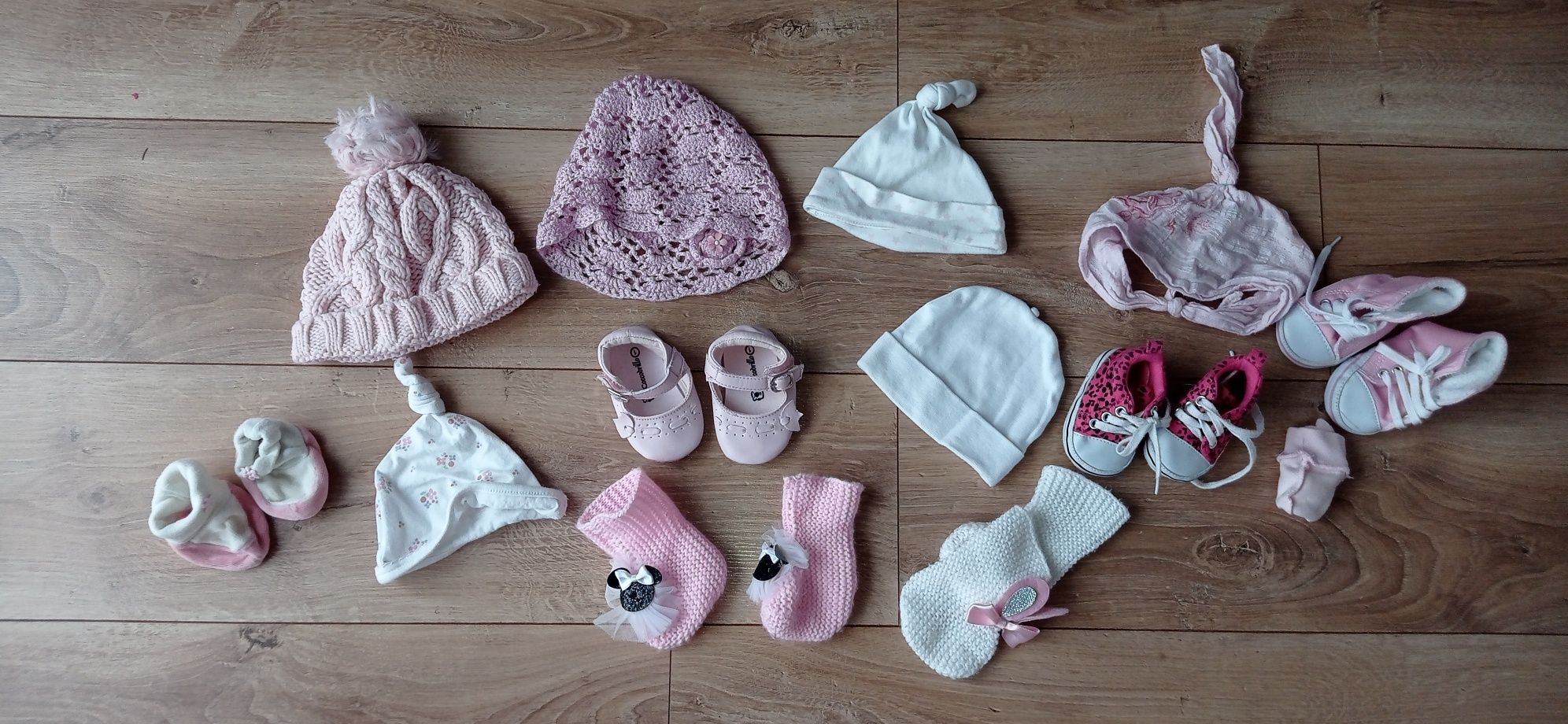 Paka ciuszków dla dziewczynki 62 cm: spodnie, body, pajace, kamizelka