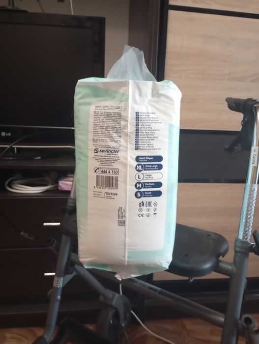 Подгузники для взрослых Dr.Comfort L и XL — по 5 упаковок (новые)