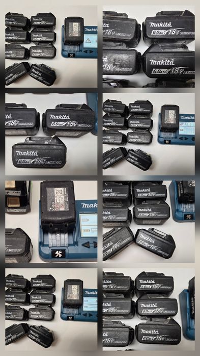 Makita 18V 6Ah Bl1860BI , 5Ah Bl1850B