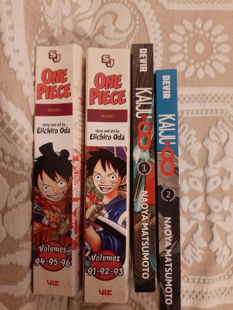 Mangas one piece e kaiju n 8