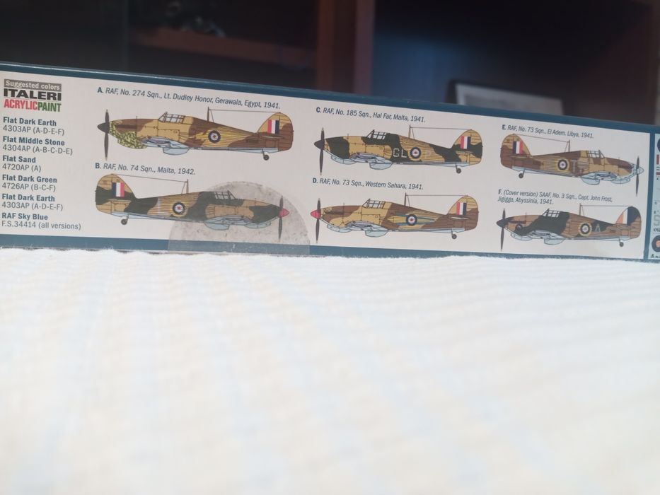 Hawker Hurricane Mk.I Trop 1:48 Italeri 2768