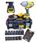 DEWALT Udarowy Klucz Akumulatorowy DCF900 18V 2x5Ah 1355Nm + NASADKI