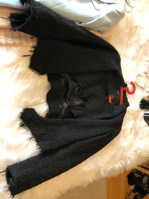 blazer preto zara tamanho s