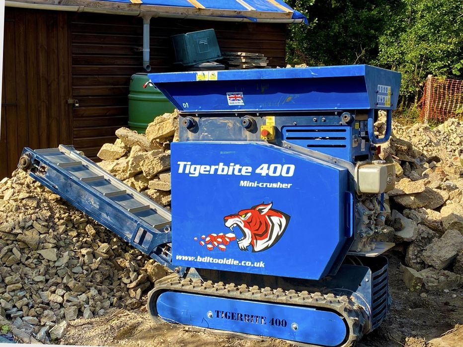 Kruszarka do gruzu gruz beton cegly wynajme wypozycze minikoparka