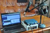 Mobilne studio nagrań:Mikrofon presonus +Presonus iTWOBOX+Laptop+soft!