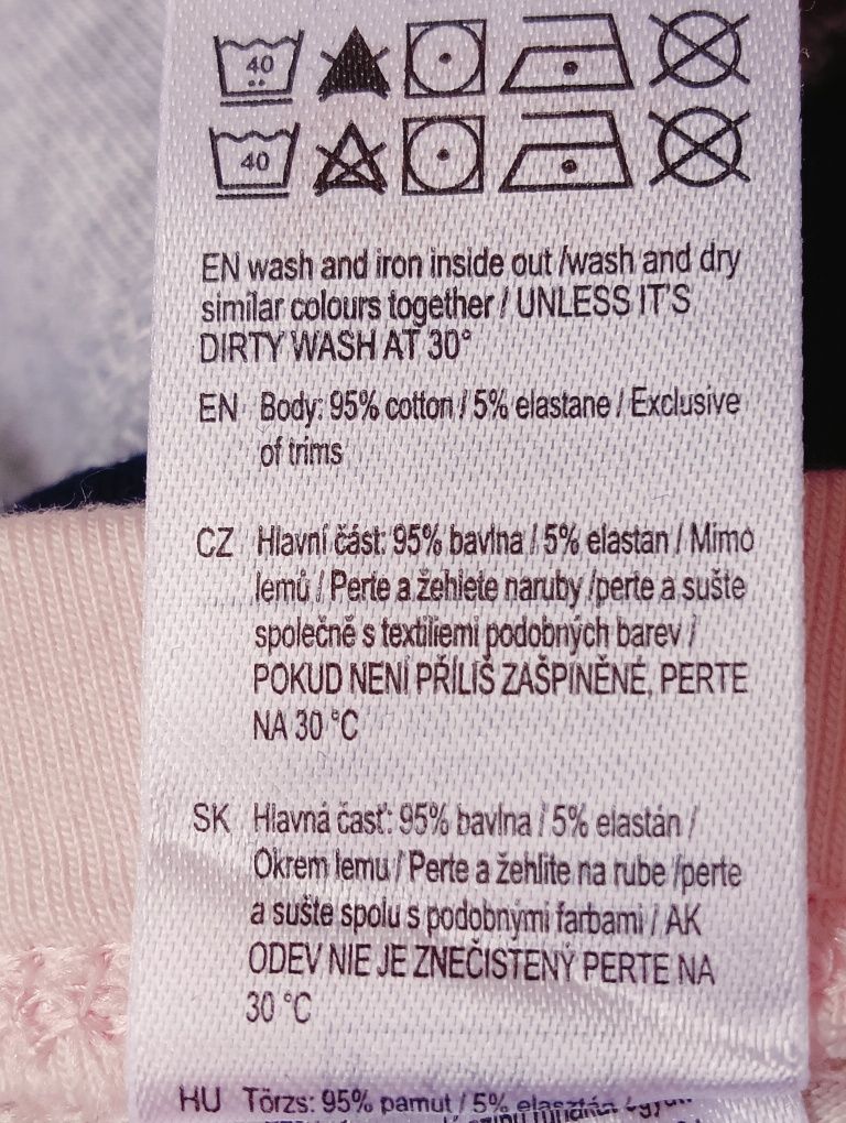 3 pary krótkie spodenki, spodenki dziewczęce, szorty, kolarki, 18-24 m