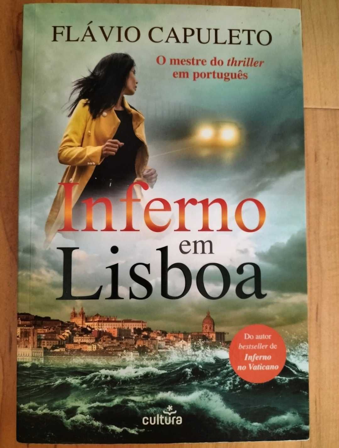 Livro Inferno em Lisboa. Novo