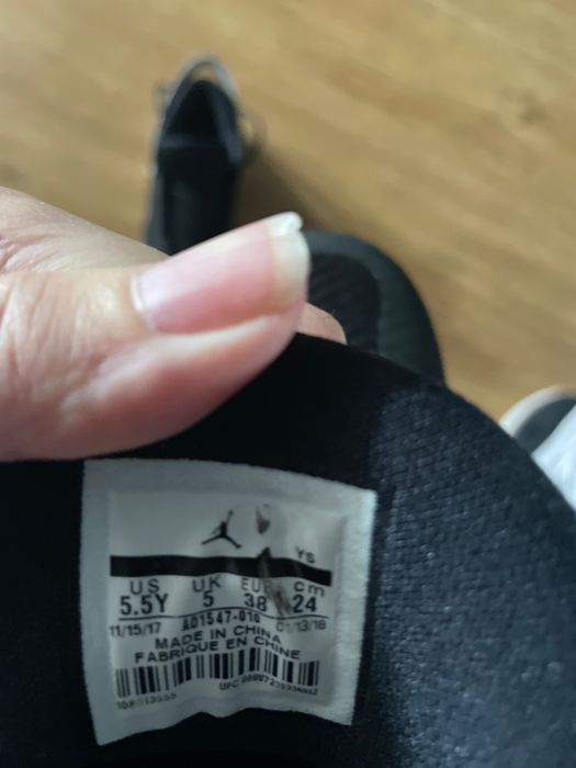 Sapatilhas bota preta Nike Jordan 38