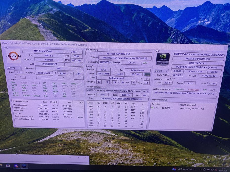Komputer gamingowy | rtx 3070 | ryzen 5 | GWARANCJA!