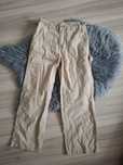 spodnie cargo beżowe 34 XS pull&bear