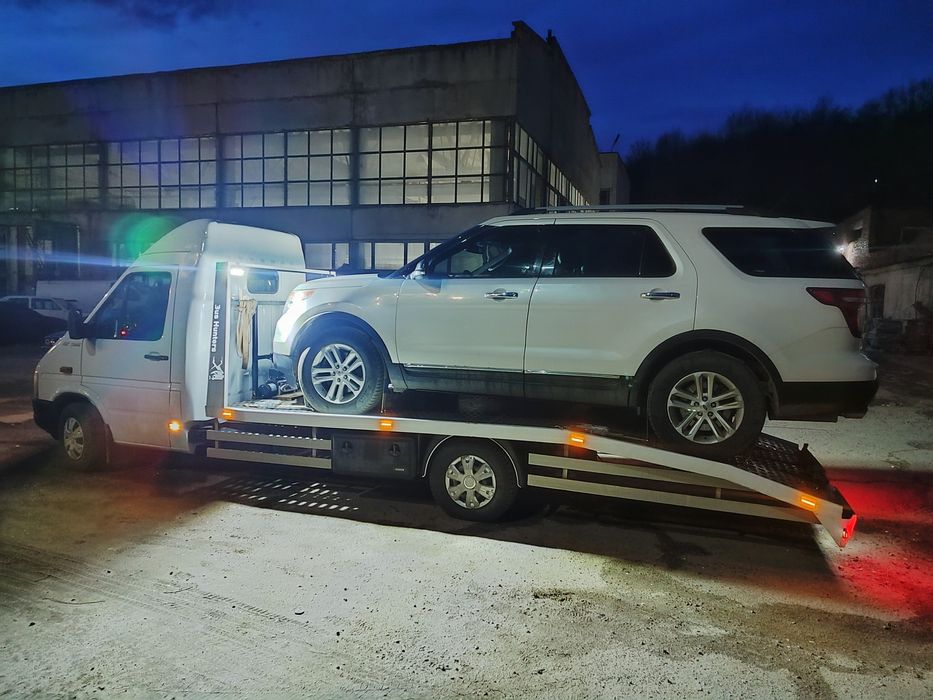 Евакуатор Львів цілодобово Лавета автовоз перевезення авто після ДТП