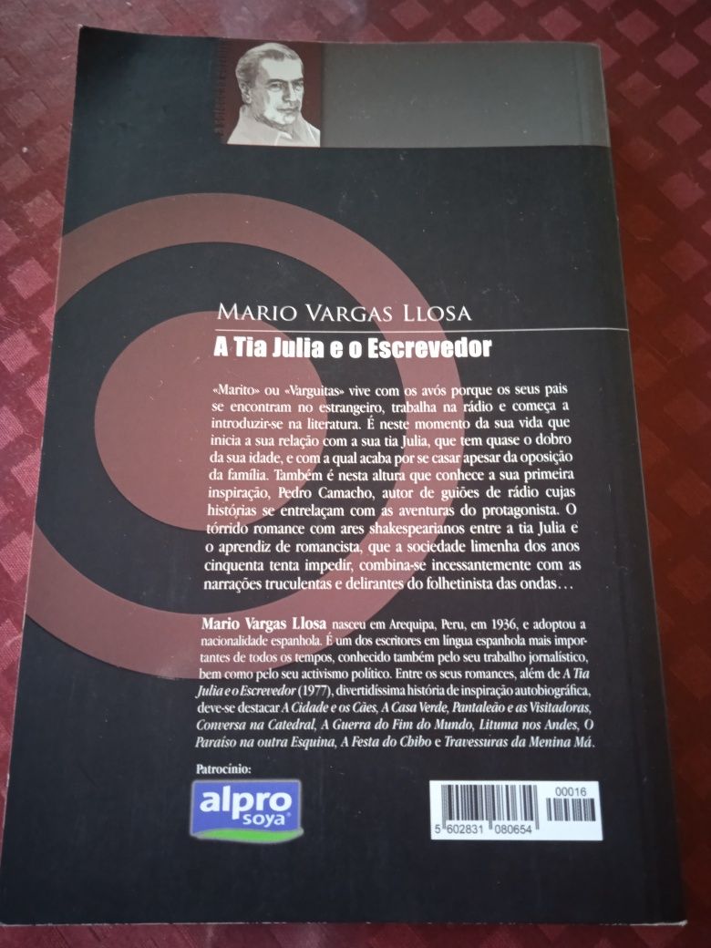 A Tia Júlia e o Escrevedor, Mário Vargas Llosa