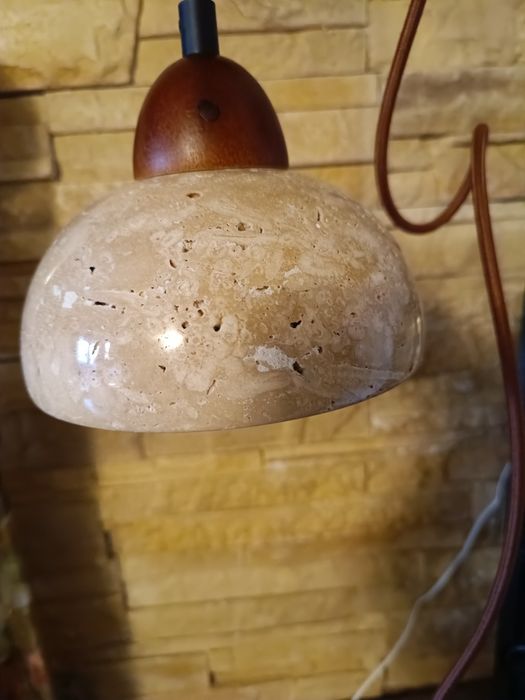 Naturalny Trawertyn kinkiet żyrandol