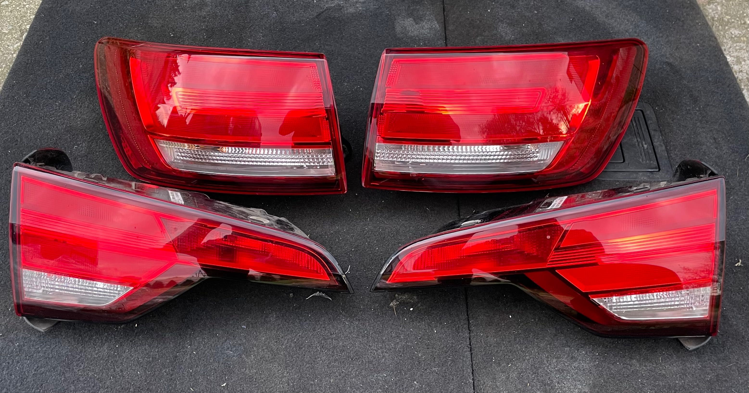 Audi A4 B9 Avant Lampy Tylne Komplet