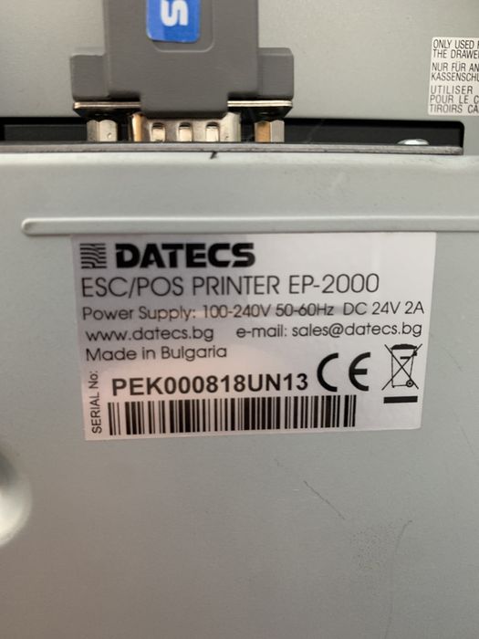 Impressora DATACS Bluetooth