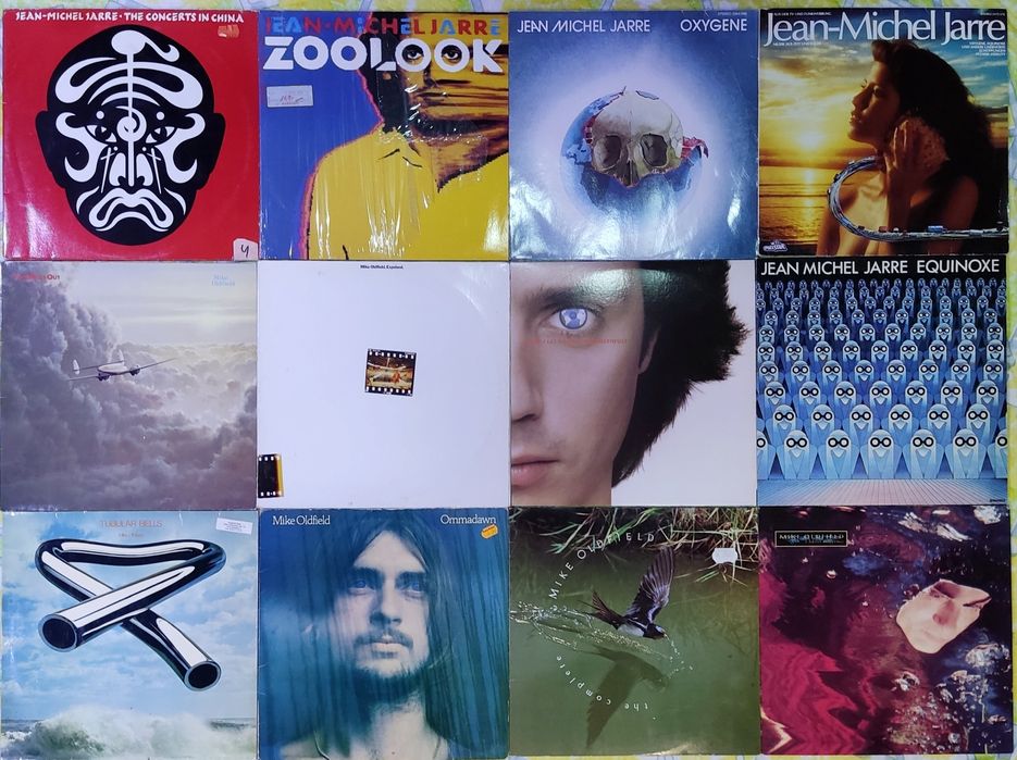 Jean - Michel Jarre, Mike Oldfield - Фірмові вінілові платівки