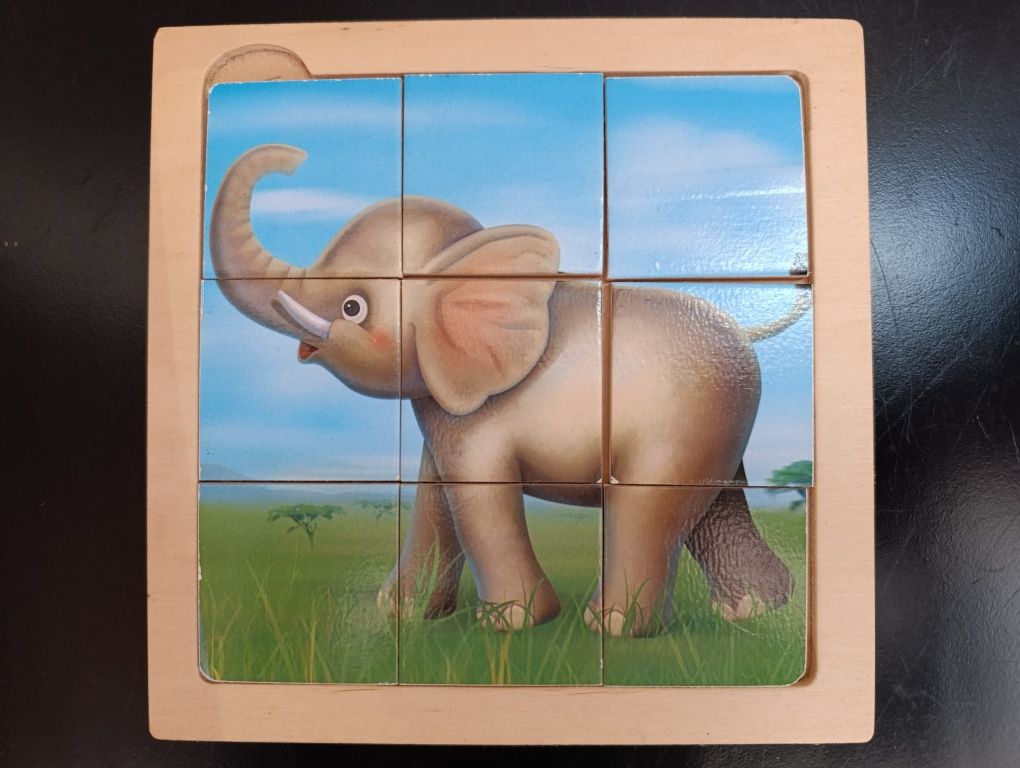 2 Puzzles em madeira
