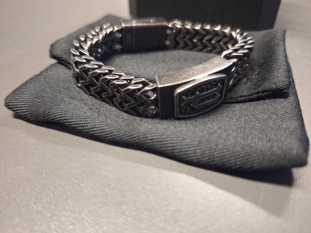 Pulseira Police P-Link, cor cinzenta