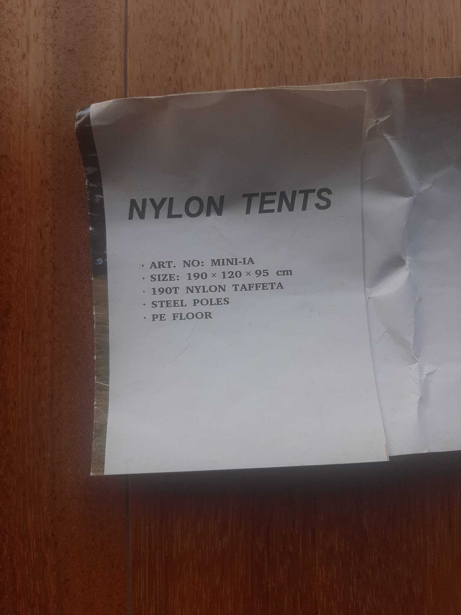 tenda nylon nunca usada