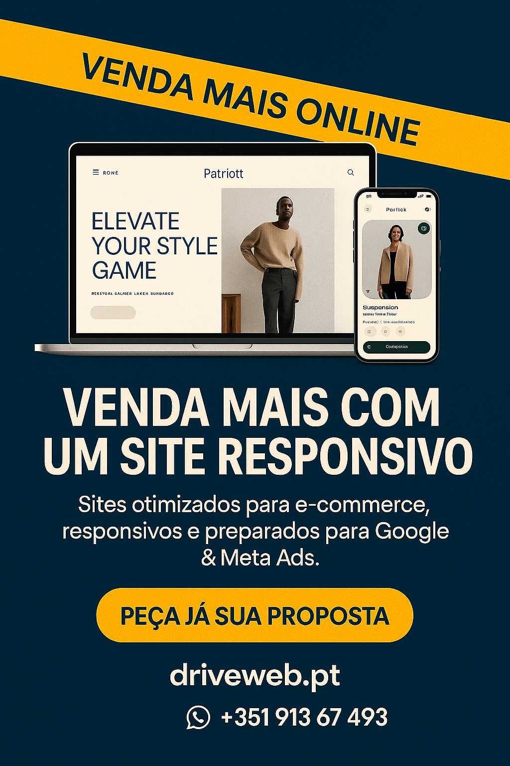 Vendo Criação de sites rápida e seguro, mais de 100 projetos feitos