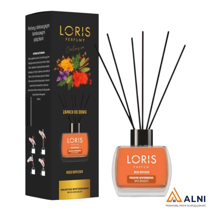 Zapach do domu odświeżacz 120ML LORIS PIKANTNE WSPOMNIENIA
