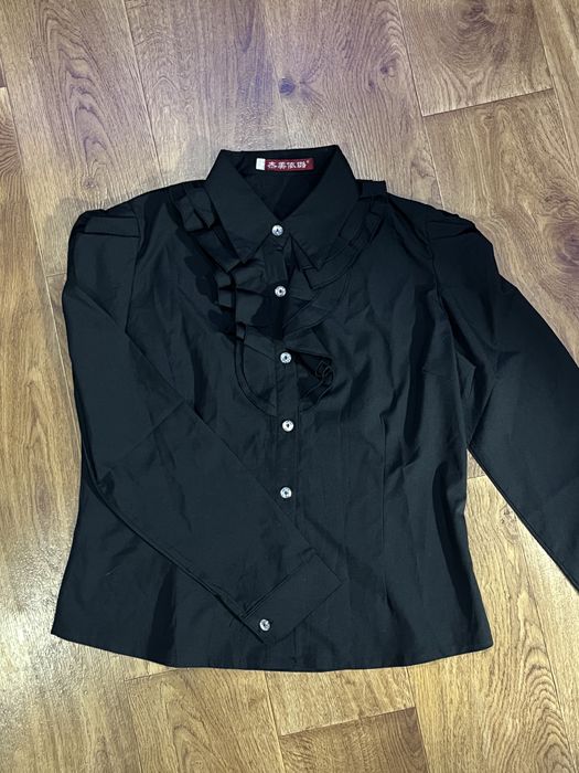 Готична чорна блузка