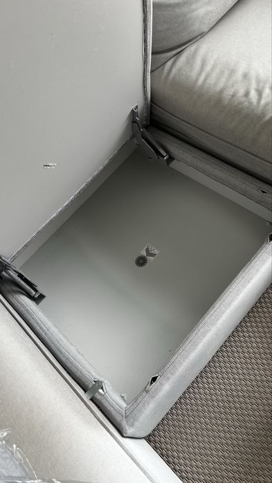 Sofá modular cinza - modelo VALLENTUNA do IKEA