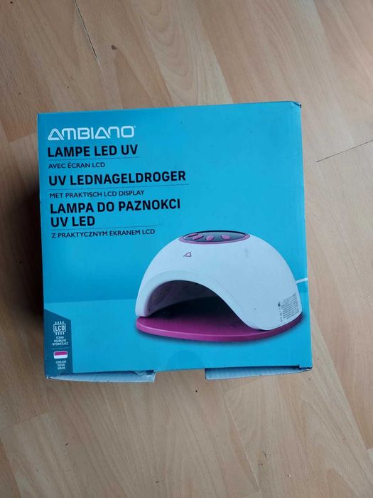 Nowa Lampa do paznokci UV LED marki Ambiano manicure pedicure