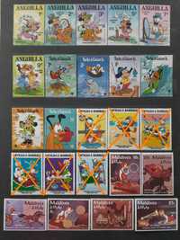 Поштові марки блоки Disney Дісней мультики негашені негашеные марки