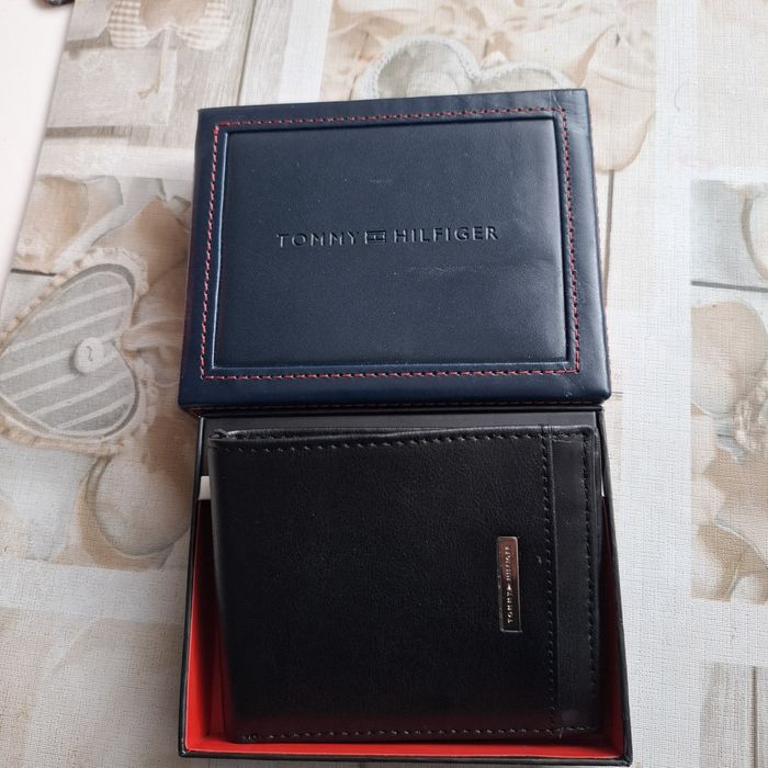 Tommy Hilfiger - portfel męski (oryginalny!!) skóra naturalna
