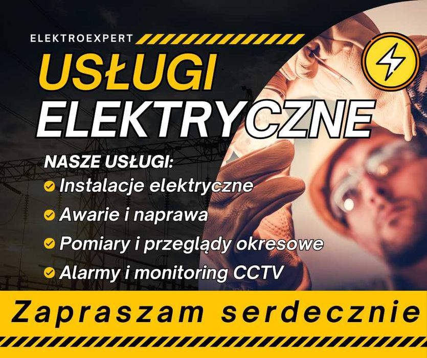 Usługi elektryczne, instalacje, pomiary, przeglądy, odbiory, elektryk.