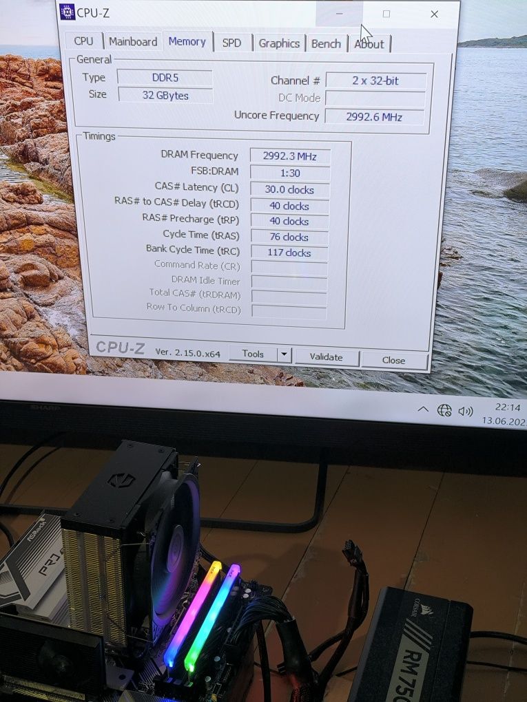 Pamięć RAM DDR5 32GB (2x16) 6000 CL30 ADATA XPG Lancer Blade RGB