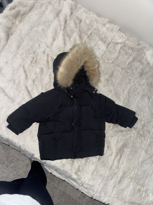 Куртка дитяча zara 86-92 чорна