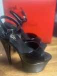 Buty Szklanki Pleaser Czarne 38