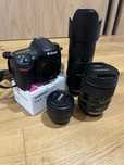 Nikon d610 pełna klatka zestaw