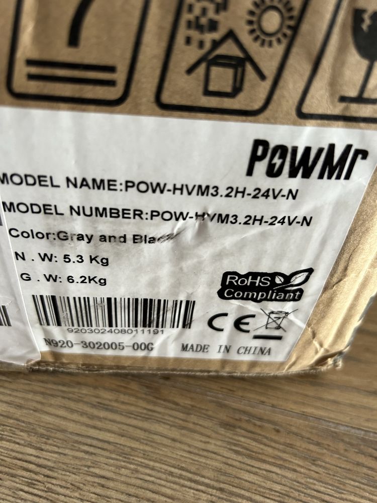 PowMr 3.2KW 24V Hybrid Solar Інвертор